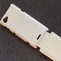 Кожаный чехол книга Melkco Leather Case White LC для HTC One V(#4)