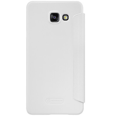 Полиуретановый чехол книга Nillkin Sparkle Leather Case White для Samsung A710F Galaxy A7 (2016)(2)