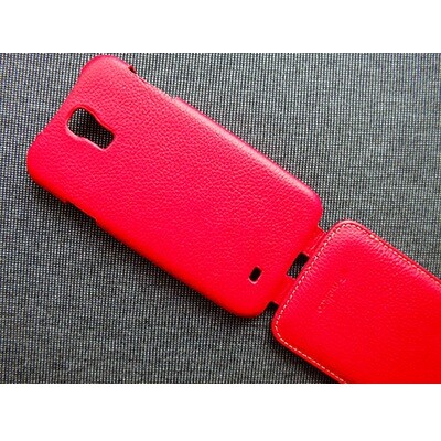 Кожаный чехол Melkco Leather Case Red LC для Samsung i9500 Galaxy S4(3)