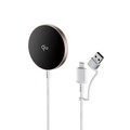 Магнитное беспроводное зарядное устройство WiWU Qi2.0 Wireless Charger 15W Wi-W029 белое(#2)