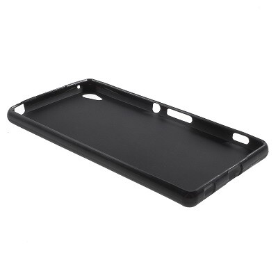 Силиконовый бампер Becolor TPU Case 1mm Black Mate для Sony Xperia Z3+(3)