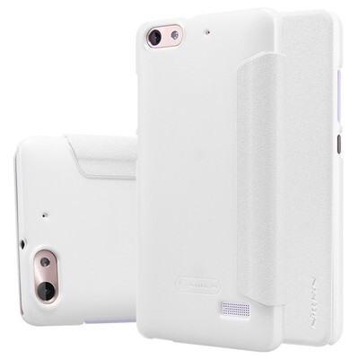 Полиуретановый чехол Nillkin Sparkle Leather Case White для Huawei Honor 4C(3)