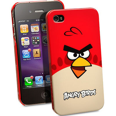 Пластиковый чехол Gear4 Angry Birds Red для Apple iPhone 4/4S(1)