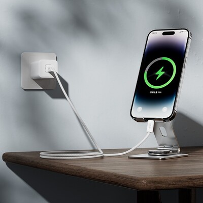 Кабель для зарядки и синхронизации Blueo Braided PD Fast Charging USB-C to USB-C 1.2m(2)