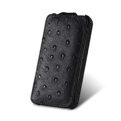 Чехол Melkco Leather Case Ostrich Pattern Black для Samsung i9100 Galaxy S2(1)
