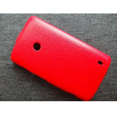 Кожаный чехол Up Case Red для Nokia Lumia 520(2)