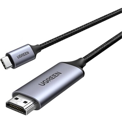 Кабель-переходник UGREEN CM565-90451 USB-C – HDMI 2.1 (8K/60Hz, 4K/144Hz), 1.5м(1)