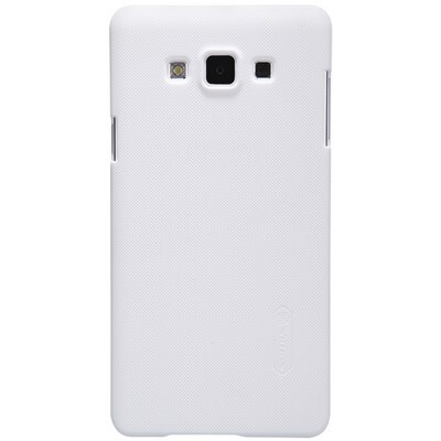Пластиковый чехол с пленкой Nillkin Super Frosted Shield White для Samsung Galaxy A7(1)