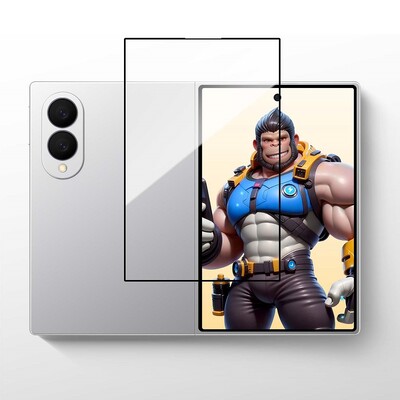 Защитное стекло Blueo Silk full cover HD glass для Samsung Galaxy Z Fold 8(1)
