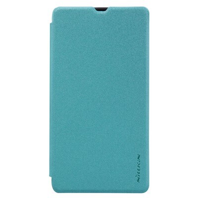 Полиуретановый чехол Nillkin Sparkle Leather Case Blue для Microsoft Lumia 540(1)