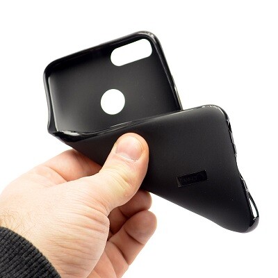Силиконовый чехол TPU Matte Case 1mm черный для Samsung Galaxy A50\ A30s(4)