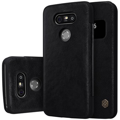 Кожаный чехол Nillkin Qin Leather Case Black для LG G5(3)