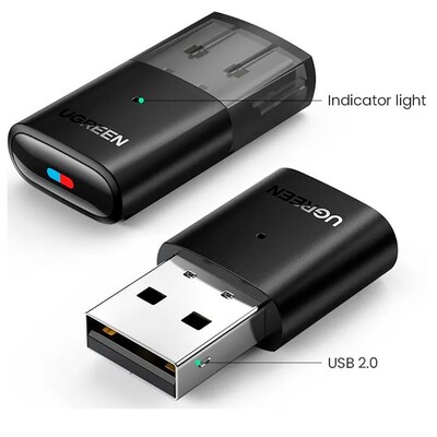 Аудиоадаптер Ugreen CM408 (10928), USB 2.0 Bluetooth Transmitter 5.0 для PS, Nintendo Switch(2)