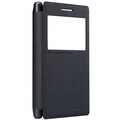 Полиуретановый чехол Nillkin Sparkle Leather Case Black для Lenovo P70(#3)