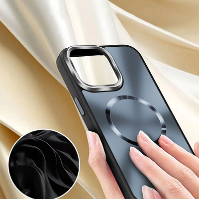 iLex Magsafe Shinig Protective Case синий для Apple iPhone 15 Pro Max(3)