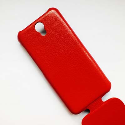 Кожаный чехол Armor Case Red для HTC Desire 620(4)