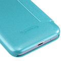 Полиуретановый чехол Nillkin Sparkle Leather Case Blue для Samsung G360 Galaxy Core Prime(#2)