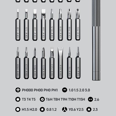 Набор прецизионных отверток Greener Precision Set 25 в 1(3)