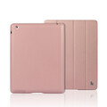 Кожаный чехол Jisoncase Executive Smart Cover Light Pink для Apple iPad 4(#1)