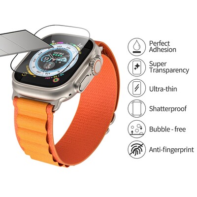 Защитное стекло Blueo Corning Gorilla HD Glass Protector для Apple Watch Ultra 1/2/3(6)