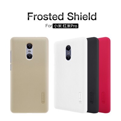 Пластиковый чехол с пленкой Nillkin Super Frosted Shield Black для Xiaomi RedMi Pro(4)
