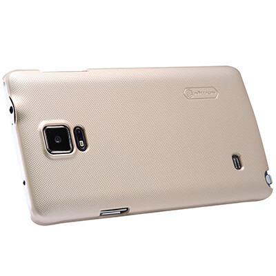 Пластиковый чехол Nillkin Super Frosted Shield Gold  для Samsung N9100 Galaxy Note 4(2)