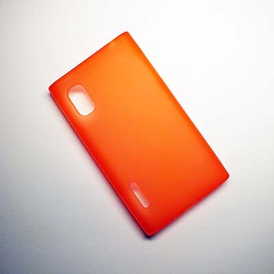 Силиконовый чехол Becolor Orange Mat для LG Optimus L5 E610(1)