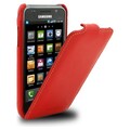 Кожаный чехол книга Melkco Leather Case RED LC для Samsung i9000 Galaxy S(#1)