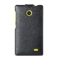 Кожаный чехол Melkco Leather Case Black LC для Nokia X Dual(#2)
