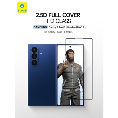 Защитное стекло Blueo Silk full cover HD glass для Samsung Galaxy Z Fold 8 Ultra(2)