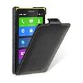 Кожаный чехол Melkco Leather Case Black LC для Nokia X Dual(#1)