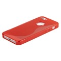 Силиконовый чехол Red  для Apple iPhone 5/5s/SE(#3)