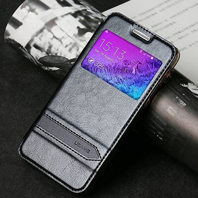 Полиуретановый чехол Usams Merry Series Black для Samsung G850 Galaxy Alpha(2)