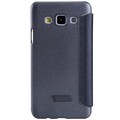 Полиуретановый чехол Nillkin Sparkle Leather Case Black для Samsung Galaxy A3(#2)