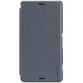 Полиуретановый чехол Nillkin Sparkle Leather Case Black  для Sony Xperia Z3 Compact(#1)