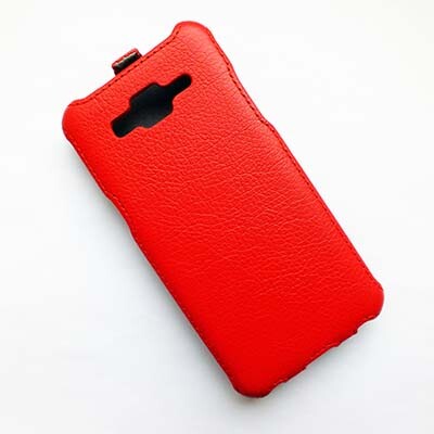 Кожаный чехол Armor Case Red для Samsung G530 Grand Prime(3)