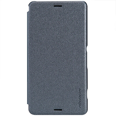 Полиуретановый чехол Nillkin Sparkle Leather Case Black  для Sony Xperia Z3 Compact(1)