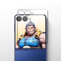 Защитное стекло Blueo Silk full cover HD glass для Samsung Galaxy Z Flip 8