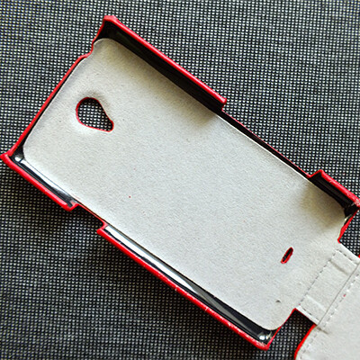 Кожаный чехол Up Case Red для Sony Xperia T LT30i(3)