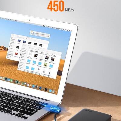 Внешний бокс Ugreen CM352-80555 для жестких дисков 2.5 SSD/HDD(4)
