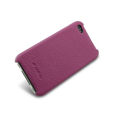 Кожаный чехол накладка Melkco Snap Cover Purple для Apple iPhone 4/4S(3)