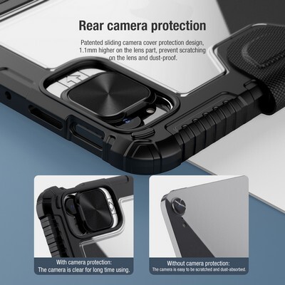 Защитный чехол Nillkin Bumper Leather Case Pro Черный для Apple iPad Mini 6 (2021)(4)