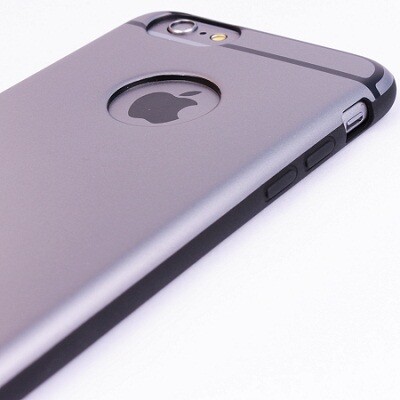 Силиконовый чехол Puloka Case Grey для Apple iPhone 6/6s(3)