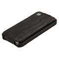Кожаный чехол HOCO Knight Leather Case Black для Apple iPhone 5/5s/SE(#2)