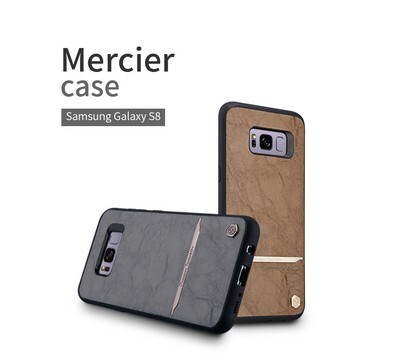 Кожаная накладка Nillkin Mercier Series Brown для Samsung G950F Galaxy S8(4)