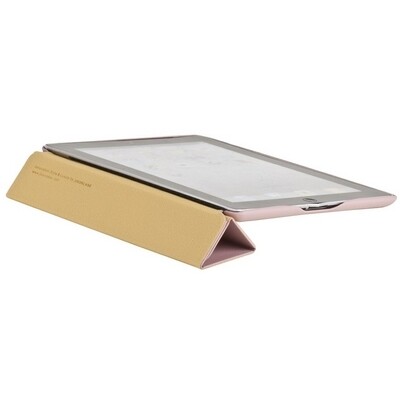Кожаный чехол Jisoncase Executive Smart Cover Light Pink для Apple iPad 4(4)