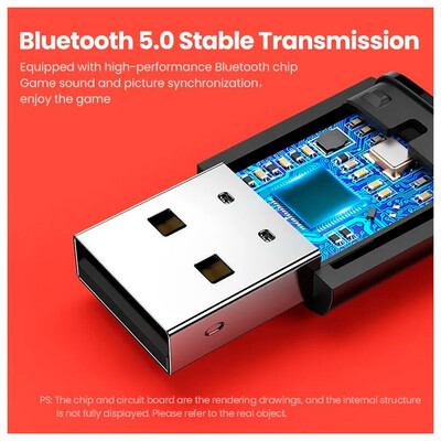 Аудиоадаптер Ugreen CM408 (10928), USB 2.0 Bluetooth Transmitter 5.0 для PS, Nintendo Switch(4)