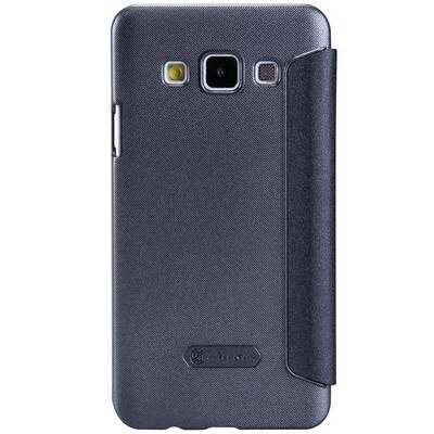 Полиуретановый чехол Nillkin Sparkle Leather Case Black для Samsung Galaxy A3(2)