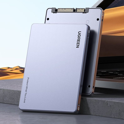 Внешний бокс для жесткого диска Ugreen CM344-80388 M.2 SATA SSD(2)