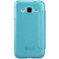 Полиуретановый чехол Nillkin Sparkle Leather Case Blue для Samsung G360 Galaxy Core Prime(#3)